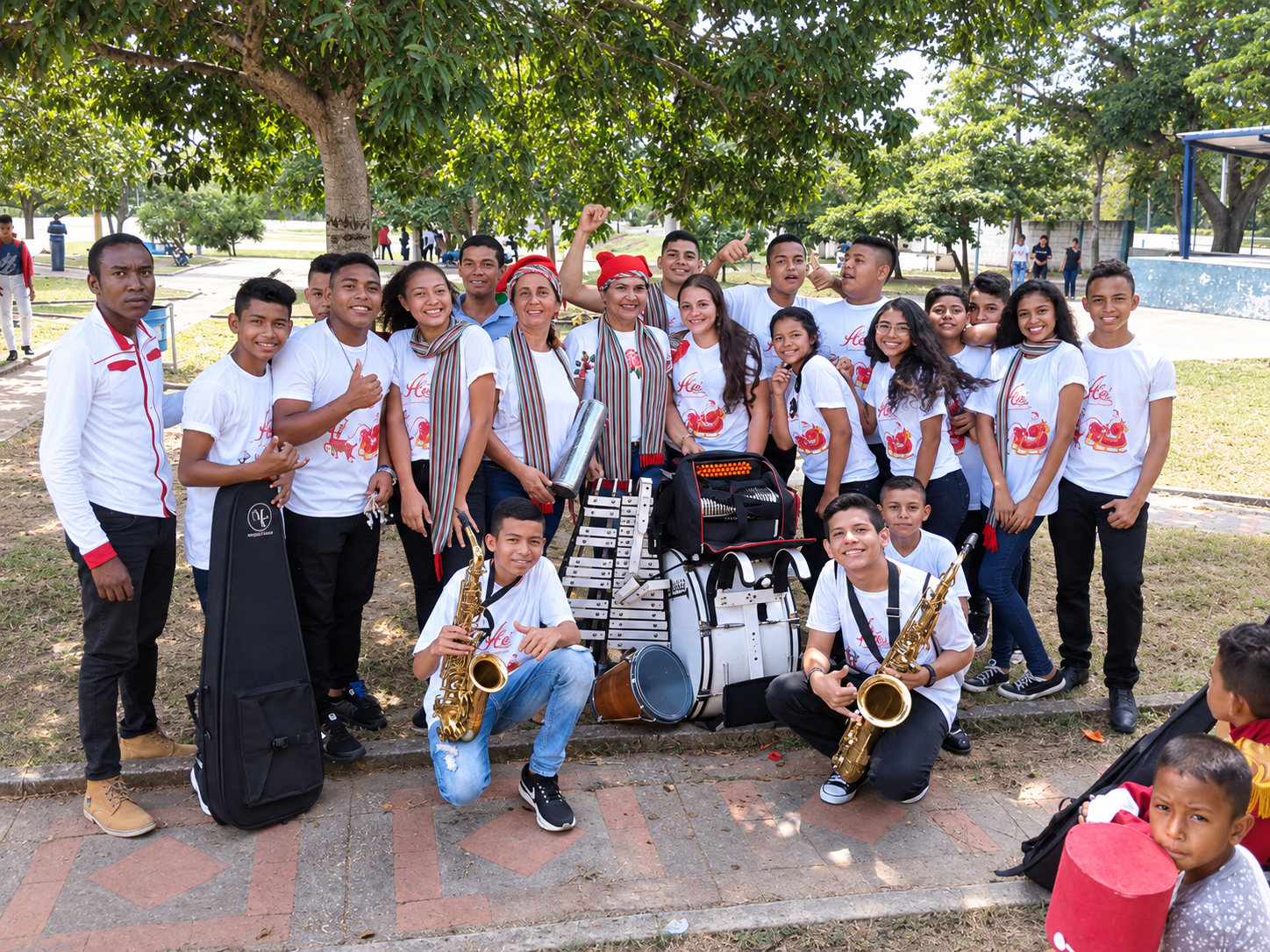 Grupo Ashé en su encuentro de cierre de 2018